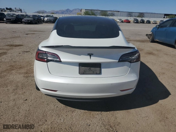 2019 Tesla Model 3 Mid Range with VIN 5YJ3E1EA3KF484269, listed as a Copart auction lot 52446425 with 81,977 mi miles and Salvage Title. Bid and sale history available at carsss.com. Image 6.