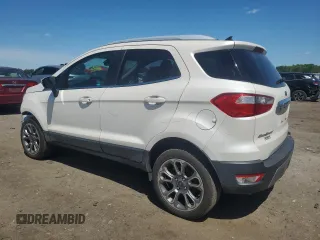 2018 Ford EcoSport Titanium z VIN MAJ6P1WL6JC171564, wystawiony jako Copart lot #57250695 z przebiegiem 63 805 mil mil oraz Szkoda całkowita • Salvage title. Historia ofert i sprzedaży dostępna na DreamBid. Obrazek 2.