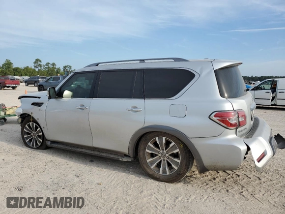 2019 Nissan Armada SV with VIN JN8AY2NC1K9585976, listed as a Copart auction lot 67952834 with 132,661 mi miles and Salvage Title. Bid and sale history available at carsss.com. Image 2.