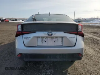 2020 Toyota Prius LE with VIN JTDL9RFU1L3016731, listed as a Copart auction lot 49089155 with 95,568 mi miles and Salvage Title. Bid and sale history available at DreamBid. Image 6.