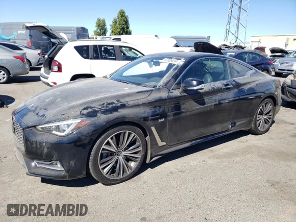 2020 Infiniti Q60 Luxe with VIN JN1EV7EK0LM340419, listed as a Copart auction lot 67869034 with 32,378 mi miles and Salvage Title. Bid and sale history available at DreamBid. Image 1.