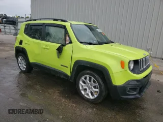 2018 Jeep Renegade Latitude with VIN ZACCJABB7JPH38825, listed as a Copart auction lot 51933265 with 91,578 mi miles and Salvage Title. Bid and sale history available at DreamBid. Image 4.