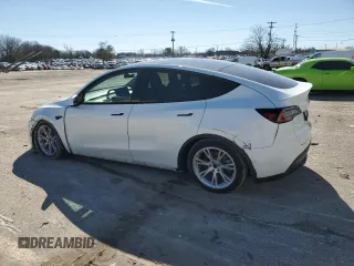2021 Tesla Model Y Long Range with VIN 5YJYGDEE0MF077789, listed as a Copart auction lot 45838495 with 89,268 mi miles and Salvage Title. Bid and sale history available at DreamBid. Image 2.