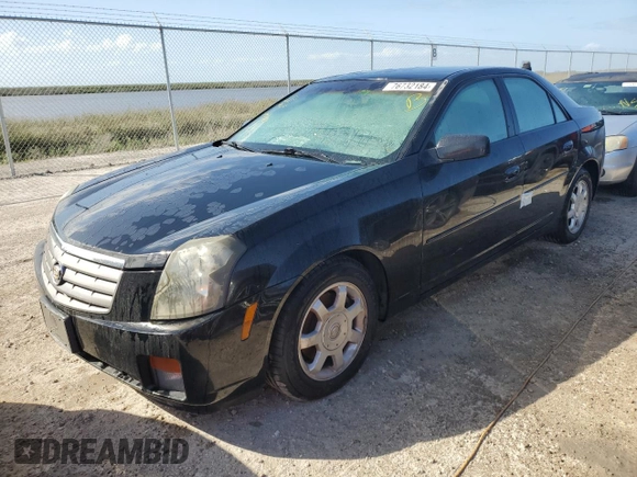 2003 Cadillac CTS with VIN 1G6DM57N030171102, listed as a Copart auction lot 76732184 with 96,156 mi miles and Non Repairable. Bid and sale history available at carsss.com. Image 1.