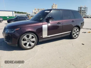 2020 Land Rover Range Rover HSE z VIN SALGS2RU2LA569031, wystawiony jako Copart lot #62989575 z przebiegiem 58 112 mil mil oraz Szkoda całkowita • Salvage title. Historia ofert i sprzedaży dostępna na DreamBid. Obrazek 1.