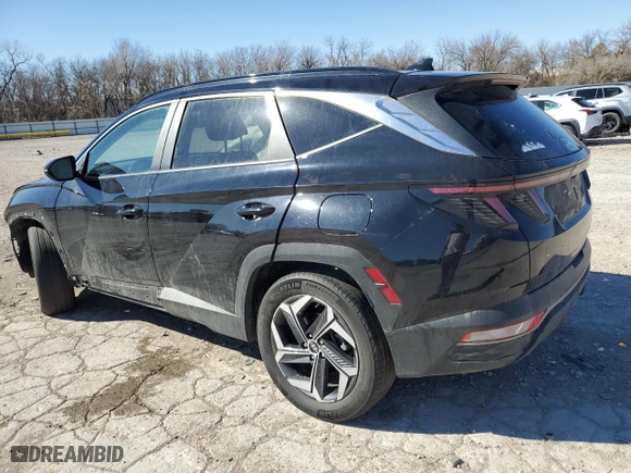 2022 Hyundai Tucson Hybrid SEL Convenience with VIN KM8JFCA19NU060365, listed as a Copart auction lot 48639145 with 91,779 mi miles and Salvage Title. Bid and sale history available at carsss.com. Image 2.