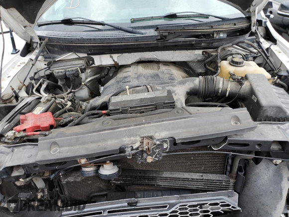 2012 Ford F-150 XL with VIN 1FTFW1ET3CFA97536, listed as a Copart auction lot 60842665 with 136,127 mi miles and Salvage title. Bid and sale history available at DreamBid. Image 11.