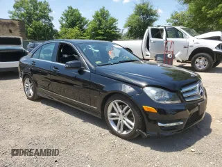 2012 Mercedes-Benz C 300 Sport with VIN WDDGF8BB8CA643615, listed as a Copart auction lot 62353045 with 105,717 mi miles and Salvage title. Bid and sale history available at DreamBid. Image 4.