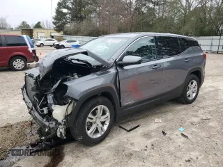 2019 GMC Terrain SLE z VIN 3GKALMEV5KL104467, wystawiony jako Copart lot #45571015 z przebiegiem 69 466 mil mil oraz Szkoda całkowita • Salvage title. Historia ofert i sprzedaży dostępna na DreamBid. Obrazek 1.