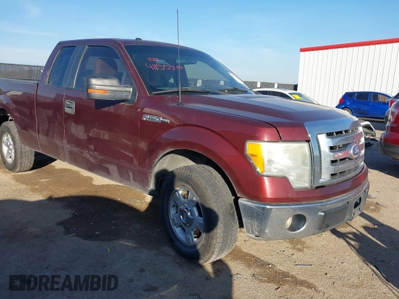 2010 Ford F-150 XL with VIN 1FTEX1C84AKE54282, listed as a IAAI auction lot 41155347 with 162,942 mi miles. Bid and sale history available at carsss.com. Image 1.
