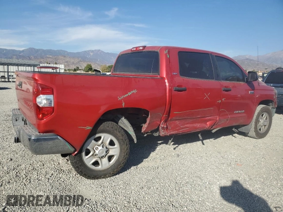 2018 Toyota Tundra 2WD SR5 with VIN 5TFEY5F18JX237193, listed as a Copart auction lot 75767044 with 104,760 mi miles and Salvage Title. Bid and sale history available at carsss.com. Image 3.