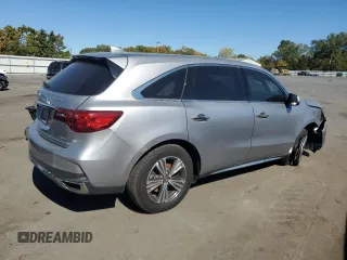 2018 Acura MDX with VIN 5J8YD4H33JL019169, listed as a Copart auction lot 75178824 with 68,676 mi miles and Salvage title. Bid and sale history available at DreamBid. Image 3.