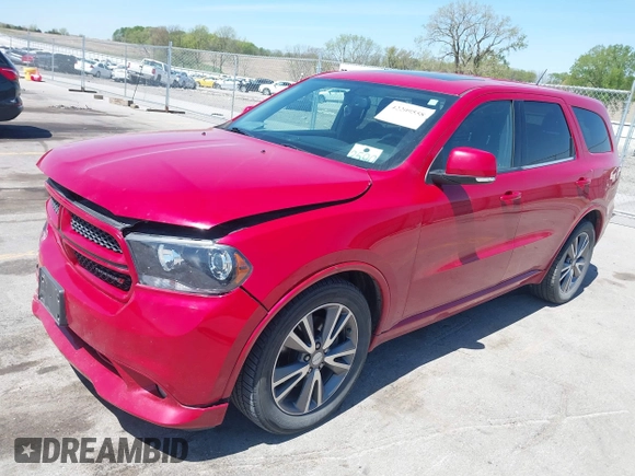 2013 Dodge Durango R/T with VIN 1C4SDJCTXDC697240, listed as a IAAI auction lot 42209558 with 130,735 mi miles and . Bid and sale history available at DreamBid. Image 17.