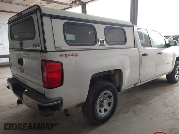 2017 Chevrolet Silverado 1500 Work Truck with VIN 1GCVKNEH9HZ279628, listed as a IAAI auction lot 41814533 with 224,778 mi miles. Bid and sale history available at carsss.com. Image 4.