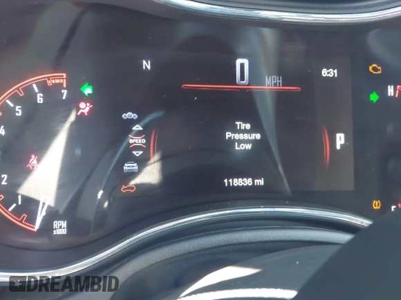 2016 Dodge Durango SXT with VIN 1C4RDHAG3GC502399, listed as a IAAI auction lot 41805525 with 118,836 mi miles and . Bid and sale history available at DreamBid. Image 7.