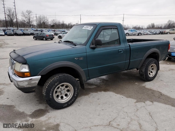 1998 Ford Ranger XL with VIN 1FTYR11U2WTA23366, listed as a Copart auction lot 43334775 with 175,429 mi miles and Salvage Title. Bid and sale history available at carsss.com. Image 1.