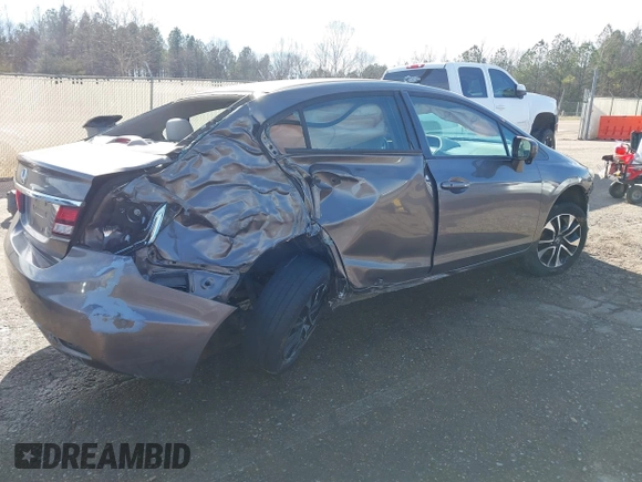 2014 Honda Civic Sedan EX with VIN 19XFB2F84EE227378, listed as a IAAI auction lot 41271593 with 136,294 mi miles. Bid and sale history available at carsss.com. Image 4.