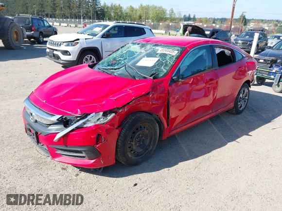 2016 Honda Civic Sedan LX with VIN 2HGFC2F56GH530741, listed as a IAAI auction lot 42057643 with 108,518 mi miles. Bid and sale history available at carsss.com. Image 2.