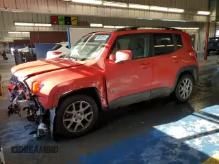 2020 Jeep Renegade Altitude z VIN ZACNJABB3LPL91504, wystawiony jako Copart lot #88842015 z przebiegiem 66 513 mil mil oraz Szkoda całkowita • Salvage title. Historia ofert i sprzedaży dostępna na DreamBid. Obrazek 1.