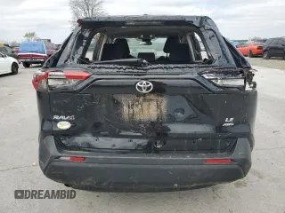 2022 Toyota RAV4 LE with VIN 2T3F1RFV7NC317051, listed as a Copart auction lot 51265305 with 41,878 mi miles and Salvage Title. Bid and sale history available at carsss.com. Image 6.