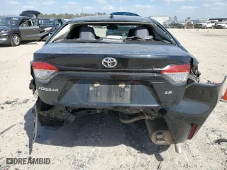2020 Toyota Corolla LE with VIN 5YFEPRAE2LP061540, listed as a Copart auction lot 49571975 with 96,243 mi miles and Salvage Title. Bid and sale history available at carsss.com. Image 6.