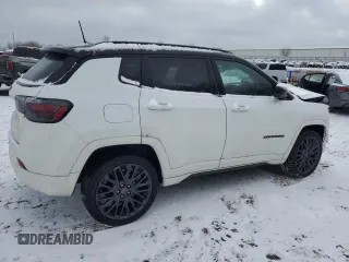 2022 Jeep Compass High Altitude with VIN 3C4NJDCB7NT207194, listed as a Copart auction lot 44156755 with 38,128 mi miles and Salvage Title. Bid and sale history available at carsss.com. Image 3.