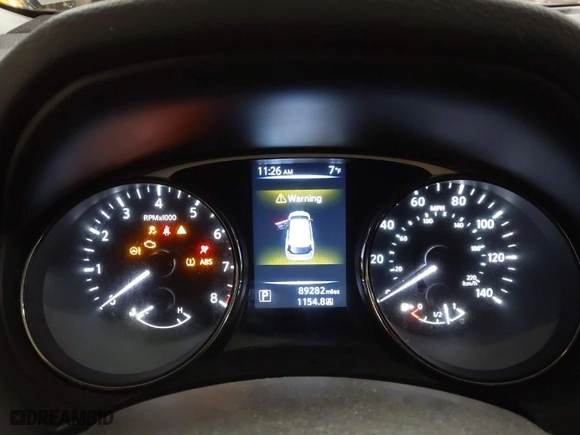 2016 Nissan Rogue S with VIN JN8AT2MV6GW152941, listed as a IAAI auction lot 41329557 with 89282 miles. Bid and sale history available at carsss.com. Image 7.