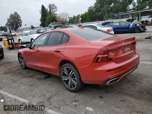 2019 Volvo S60 R-Design with VIN 7JRBR0FM9KG017741, listed as a Copart auction lot 49541025 with 51,331 mi miles and Salvage Title. Bid and sale history available at carsss.com. Image 2.