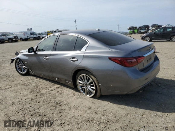 2019 Infiniti Q50 Luxe с VIN JN1EV7AP5KM543452, выставлен на аукционе Copart как лот 54948845 с пробегом 47 114 миль миль и Списание • Salvage title. История ставок и продаж доступна на DreamBid. Изображение 2.