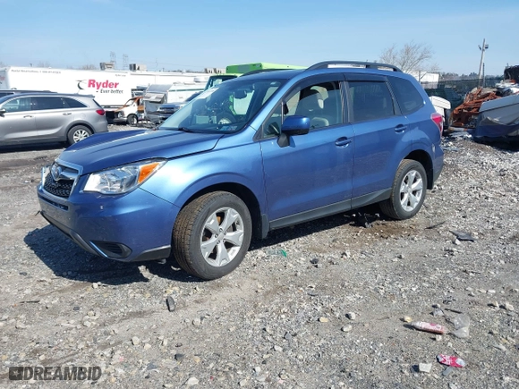 2015 Subaru Forester 2.5i Premium with VIN JF2SJAFC6FH817093, listed as a IAAI auction lot 41933100 with 79,690 mi miles. Bid and sale history available at carsss.com. Image 16.