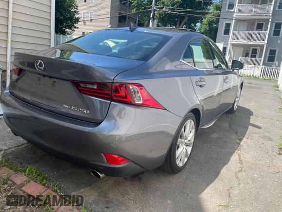 2015 Lexus IS 250 with VIN JTHCF1D20F5018151, listed as a Copart auction lot 63795745 with 130,962 mi miles and Salvage title. Bid and sale history available at DreamBid. Image 4.