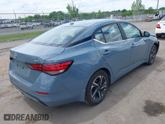 2024 Nissan Sentra SV с VIN 3N1AB8CV5RY365008, выставлен на аукционе IAAI как лот 42211995 с пробегом 4 406 миль миль и . История ставок и продаж доступна на DreamBid. Изображение 4.