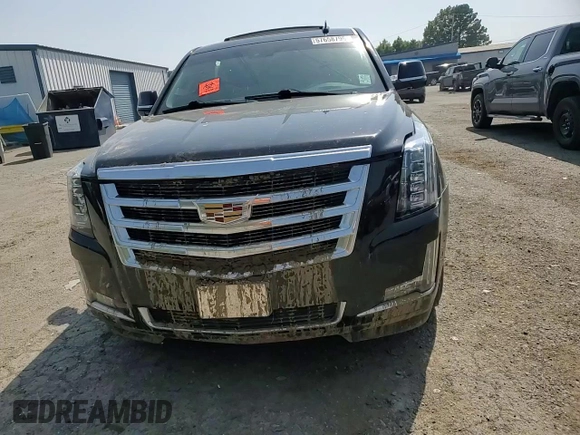2018 Cadillac Escalade Luxury with VIN 1GYS3BKJ9JR253391, listed as a Copart auction lot 57658795 with Not provided miles and Salvage title. Bid and sale history available at DreamBid. Image 14.
