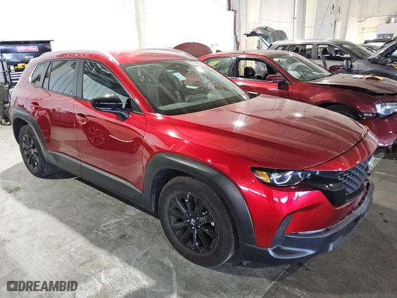 2024 Mazda CX-50 2.5 S Preferred Package with VIN 7MMVABBM5RN184124, listed as a Copart auction lot 46801865 with 26,004 mi miles and Salvage Title. Bid and sale history available at carsss.com. Image 1.