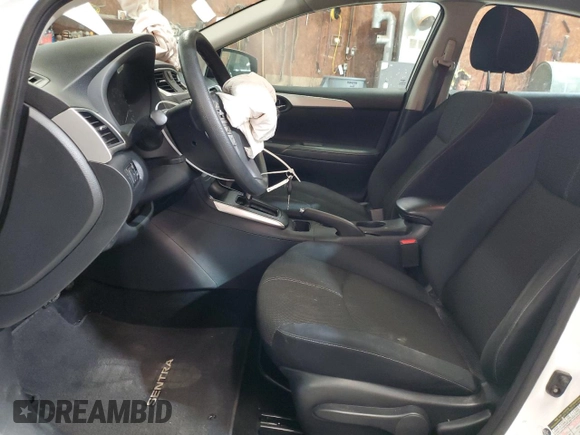 2017 Nissan Sentra S with VIN 3N1AB7AP6HY300102, listed as a Copart auction lot 53354405 with 65,781 mi miles and Salvage Title. Bid and sale history available at DreamBid. Image 7.