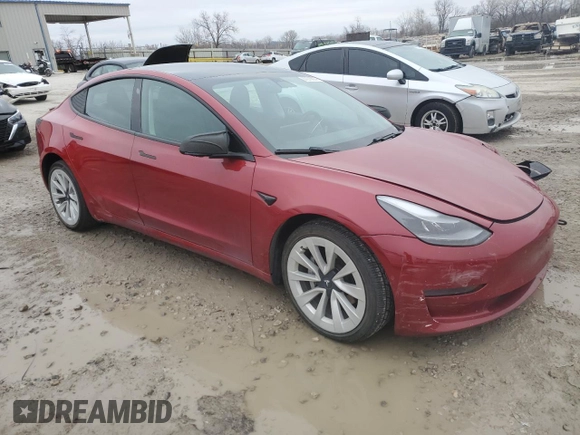 2021 Tesla Model 3 Long Range z VIN 5YJ3E1EB7MF079737, wystawiony jako Copart lot #87275824 z przebiegiem 31 380 mil mil oraz Szkoda całkowita • Salvage title. Historia ofert i sprzedaży dostępna na DreamBid. Obrazek 4.