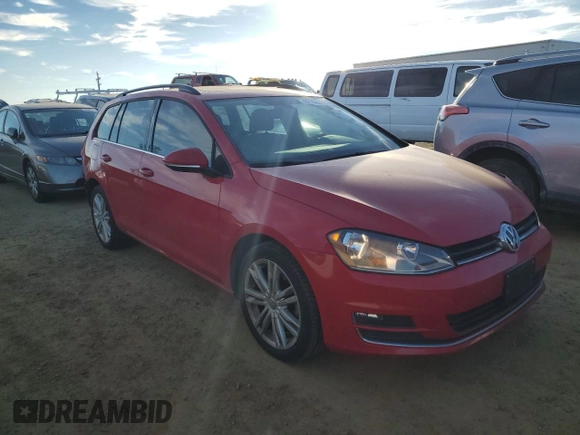 2015 Volkswagen Golf SportWagen TDI S with VIN 3VWFA7AU1FM512984, listed as a Copart auction lot 87753325 with 70,006 mi miles and Salvage Title. Bid and sale history available at carsss.com. Image 4.