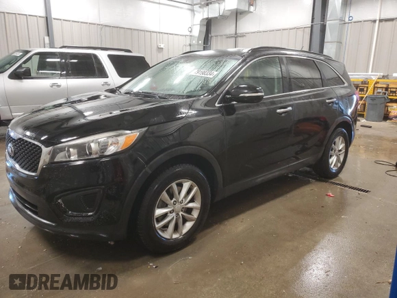 2016 Kia Sorento L with VIN 5XYPG4A39GG125707, listed as a Copart auction lot 79198334 with 81,660 mi miles and Salvage Title. Bid and sale history available at DreamBid. Image 1.