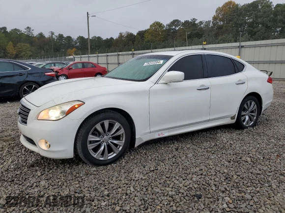 2012 Infiniti M37 with VIN JN1BY1AP6CM333127, listed as a Copart auction lot 78222284 with 202,255 mi miles and Salvage Title. Bid and sale history available at carsss.com. Image 1.