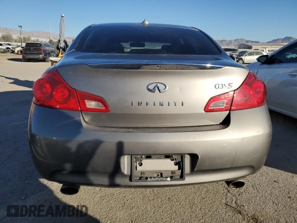2008 Infiniti G35 Journey with VIN JNKBV61E38M200140, listed as a Copart auction lot 88951485 with 136,917 mi miles and Salvage title. Bid and sale history available at DreamBid. Image 6.