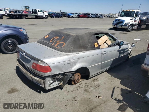 2004 BMW 3 Series 325Ci with VIN WBABW33484PG98491, listed as a Copart auction lot 70512224 with Not Provided miles and Salvage Title. Bid and sale history available at carsss.com. Image 3.