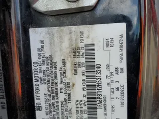 2017 Ford Mustang EcoBoost z VIN 1FA6P8TH2H5313240, wystawiony jako Copart lot #54560995 z przebiegiem 127 468 mil mil oraz Szkoda całkowita • Salvage title. Historia ofert i sprzedaży dostępna na DreamBid. Obrazek 12.