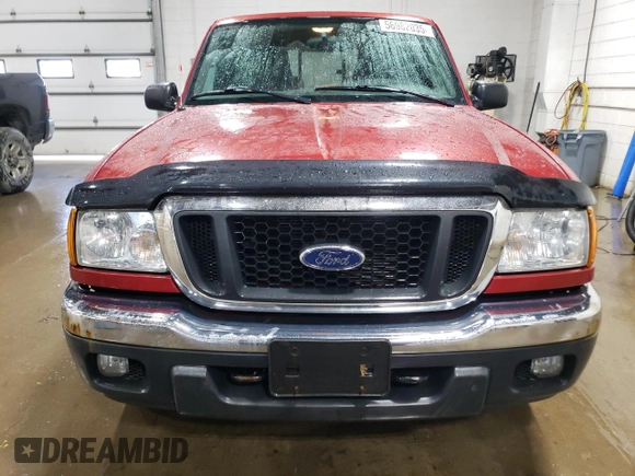 2004 Ford Ranger XL Fleet with VIN 1FTZR45E84PA31048, listed as a Copart auction lot 56982035 with 163,652 mi miles and Clean title. Bid and sale history available at DreamBid. Image 5.