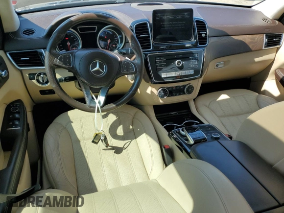 2017 Mercedes-Benz GLS 450 with VIN 4JGDF6EE4HA922070, listed as a Copart auction lot 54575704 with 80,986 mi miles and Non Repairable. Bid and sale history available at DreamBid. Image 8.
