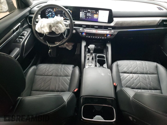 2025 Kia Telluride SX-Prestige X-Line with VIN 5XYP5DGC9SG593927, listed as a Copart auction lot 60435035 with 7,925 mi miles and Salvage title. Bid and sale history available at DreamBid. Image 8.