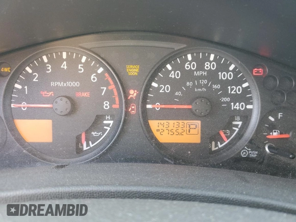 2008 Nissan Frontier SE with VIN 1N6AD06W58C439898, listed as a Copart auction lot 50830075 with 143,133 mi miles and Salvage title. Bid and sale history available at DreamBid. Image 9.