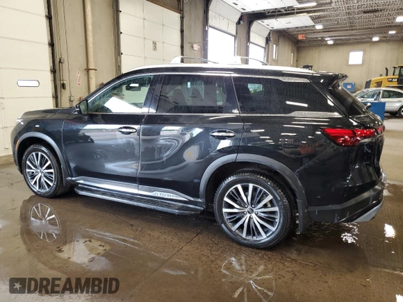 2023 Infiniti QX60 Sensory with VIN 5N1DL1GSXPC353775, listed as a Copart auction lot 63658175 with 24,658 mi miles and Salvage title. Bid and sale history available at DreamBid. Image 2.