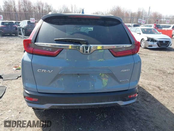 2022 Honda CR-V Touring with VIN 2HKRW2H98NH607066, listed as a IAAI auction lot 41952008 with 49,554 mi miles. Bid and sale history available at carsss.com. Image 17.