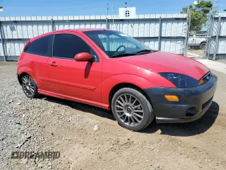 2002 Ford Focus SVT with VIN 3FAHP39532R237704, listed as a Copart auction lot 68014614 with 209,004 mi miles and Salvage Title. Bid and sale history available at DreamBid. Image 4.