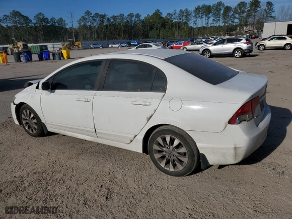 2010 Honda Civic Sdn EX with VIN 19XFA1F81AE009177, listed as a Copart auction lot 46409245 with 186,234 mi miles and Salvage Title. Bid and sale history available at carsss.com. Image 2.